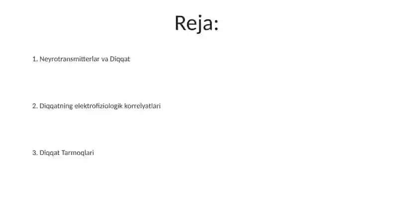 Diqqat haqida tushuncha va uning nerv-fiziologik asoslari 2