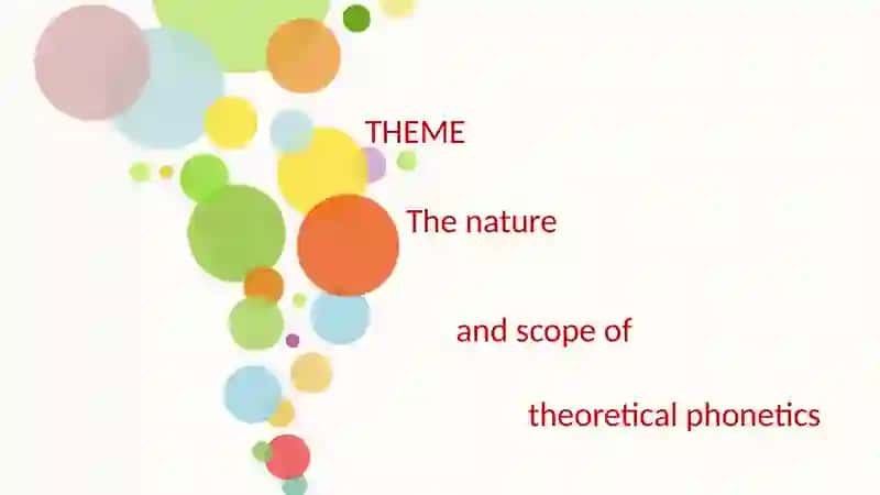 Theoretical Phonetics of English language 2