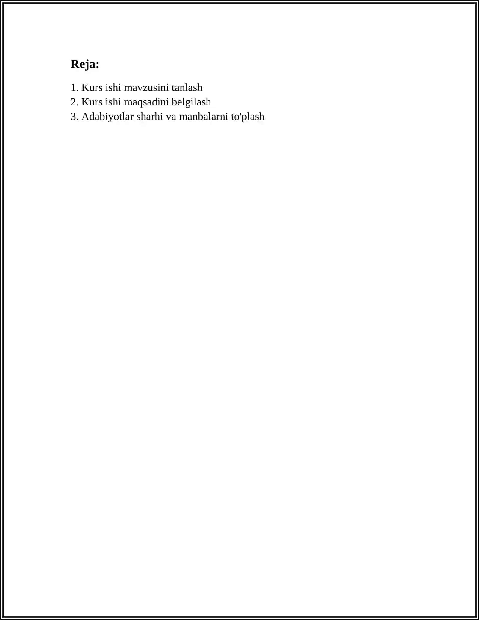 KURS ISHINING YOZILISH TARTIBI 2