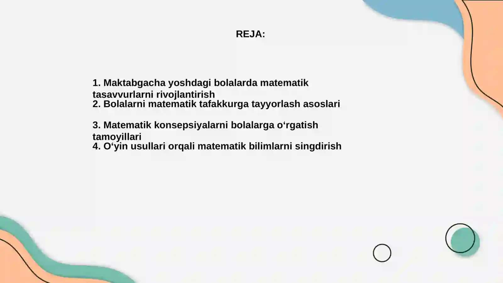 Maktabgacha yoshdagi bolalarda matematik tasavvurlarini shaklanturishni asosiy tamoyillari 2