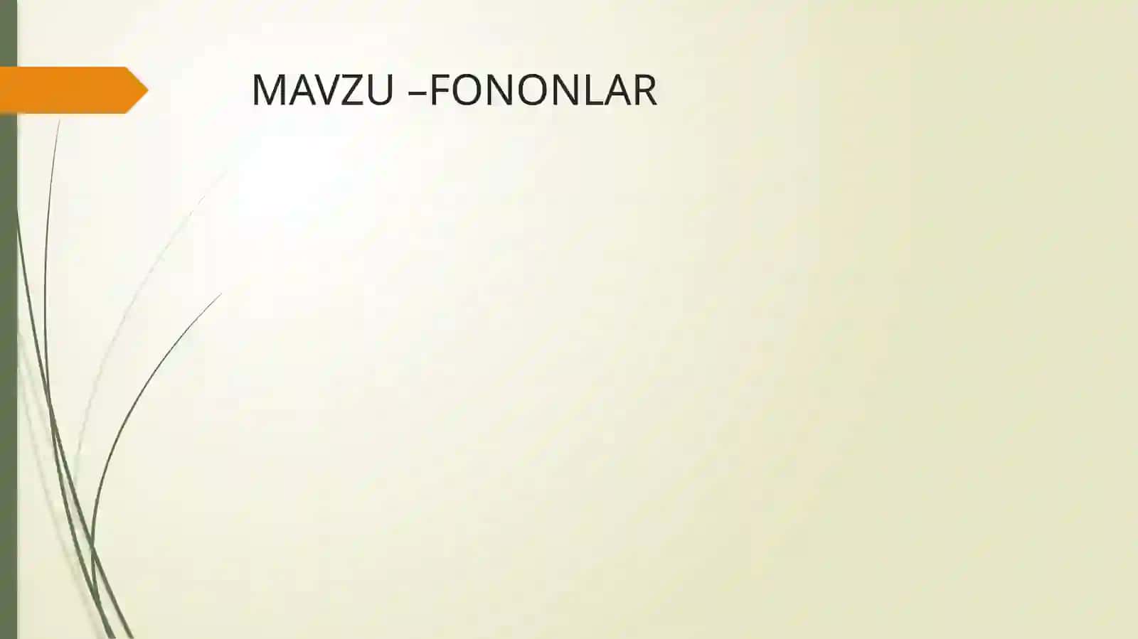 Fononlar 2