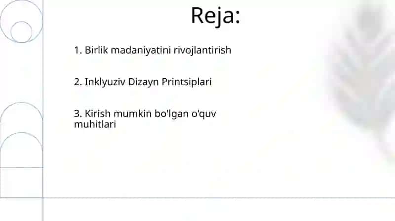 Inklyuziv O'quv Dasturi 2