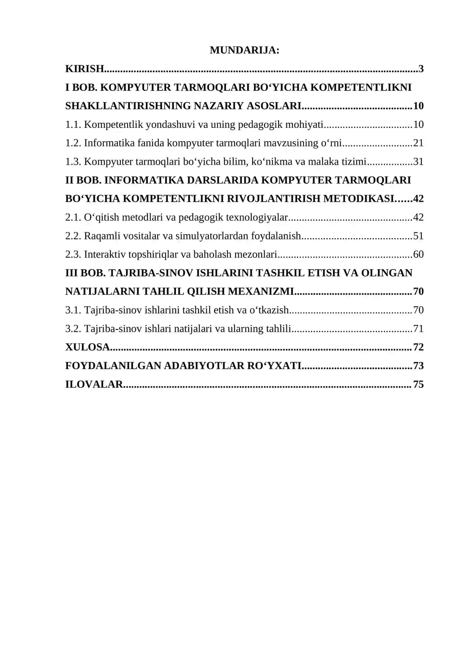 INFORMATIKA DARSLARIDA O‘QUVCHILARNING KOMPYUTER TARMOQLARI BO‘YICHA KOMPETENTLIGINI RIVOJLANTIRISH 2