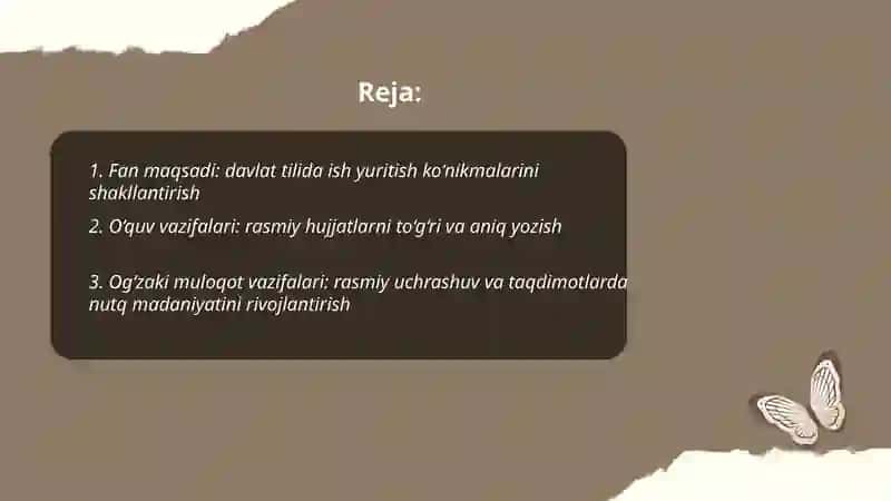 Davlat tilida ish yuritish 2