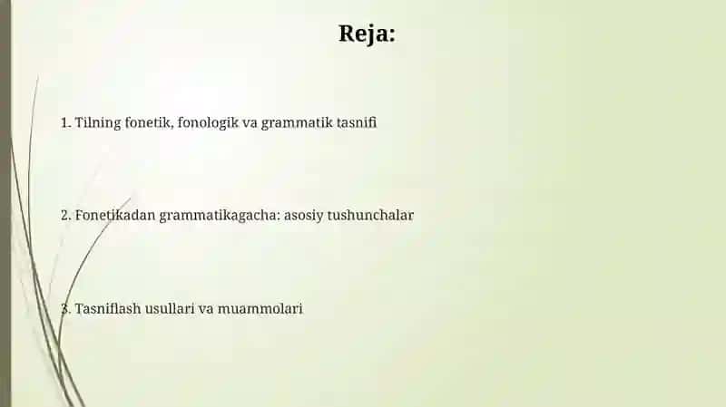Tilning fonetik fonologik grammatik tasnifi 2