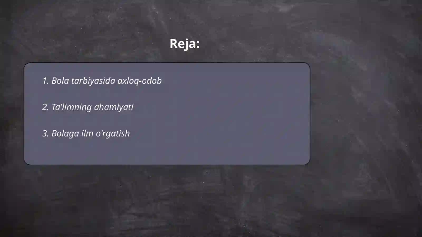 Kaykovusning "Qobusnoma" asarida bola tarbiyasi 2