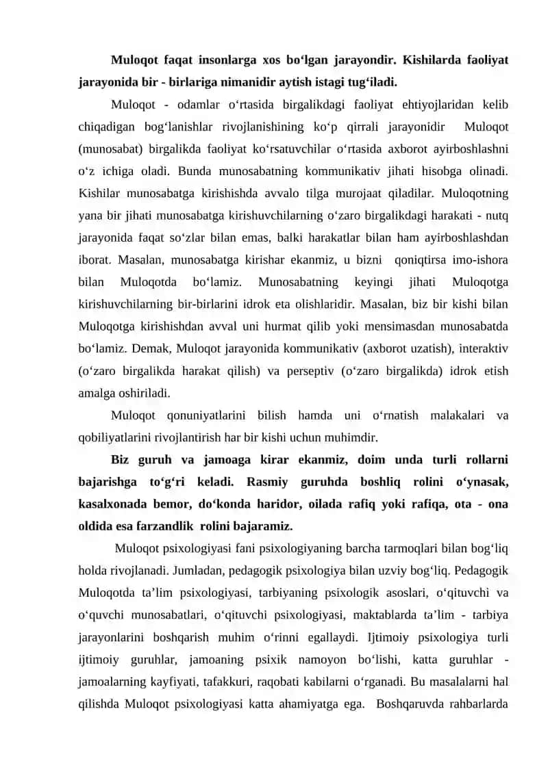 Muloqot Haqida Tushuncha 2