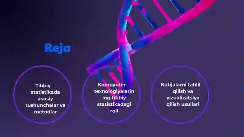 Tibbiy statistika: kompyuter texnologiyalari yordamida tahlil 2