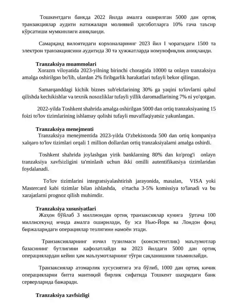 Tranzaksiyalar 2