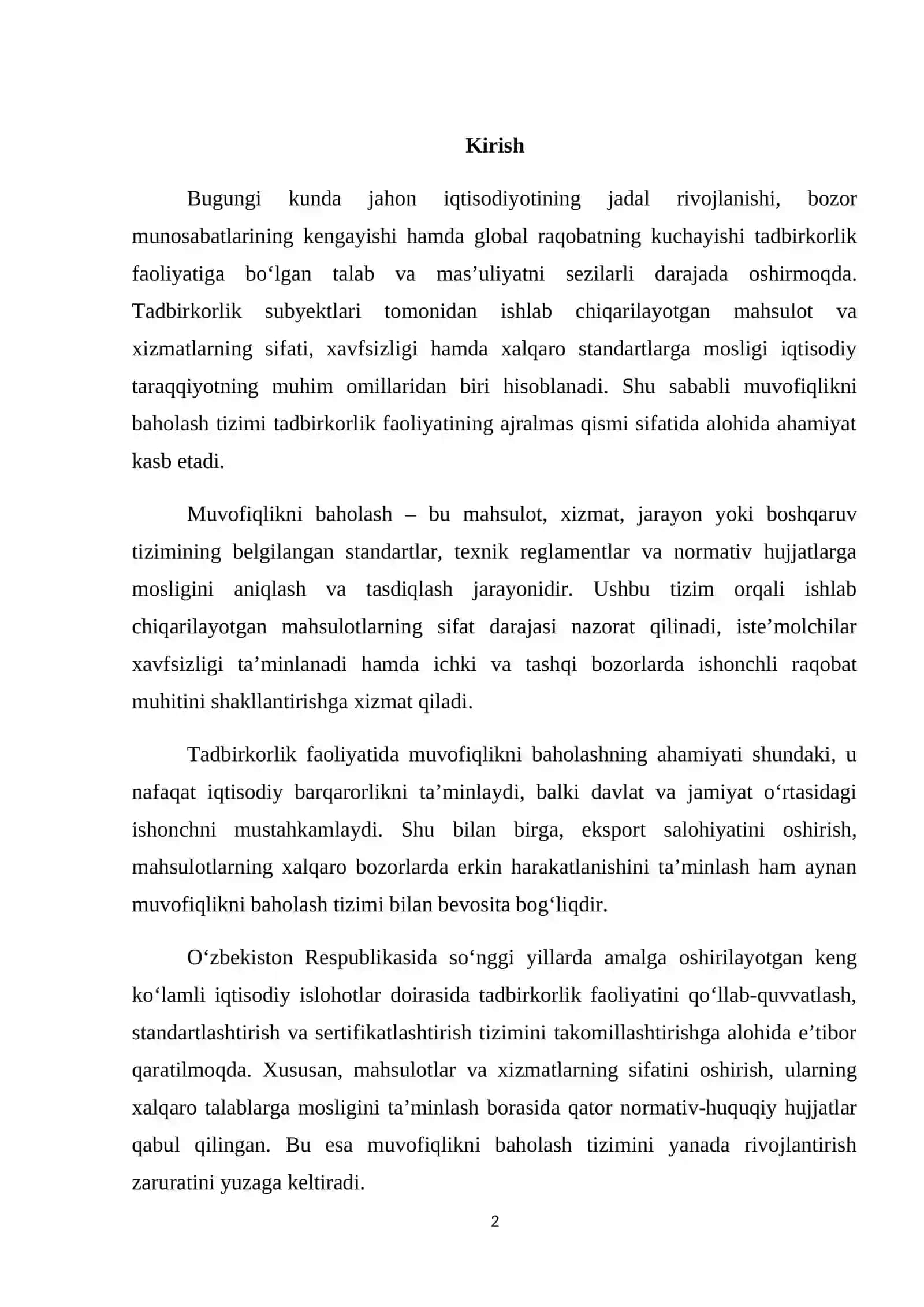 TADBIRKORLIK FAOLIYATIDA MUVOFIQLIKNI BAHOLASHNING NAZARIY ASOSLARI 2