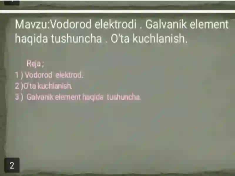 Vodorod elektrodi 2