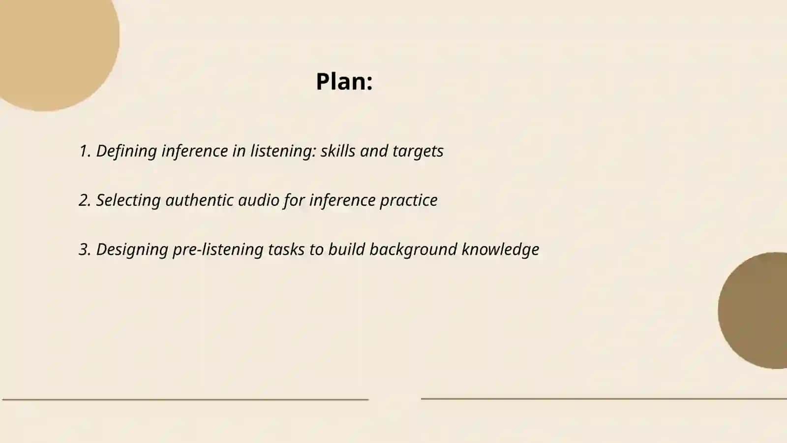 Creating Inference based Listening activities 2