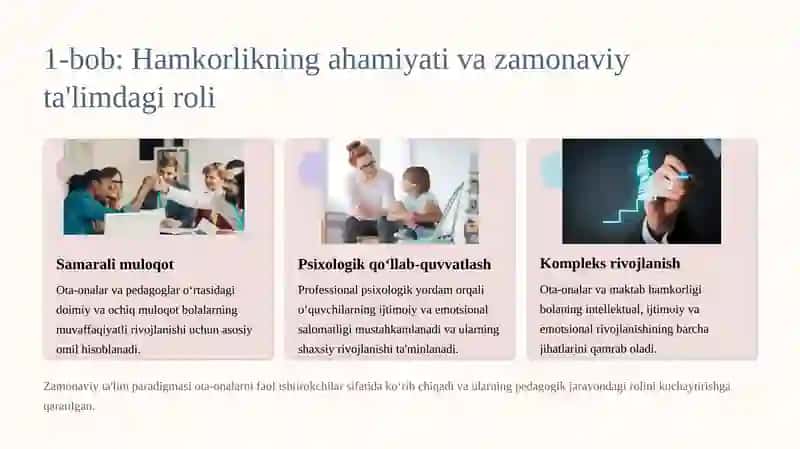 Ota-onalar bilan hamkorlikning pedagogik-psixologik shart-sharoitlari 2