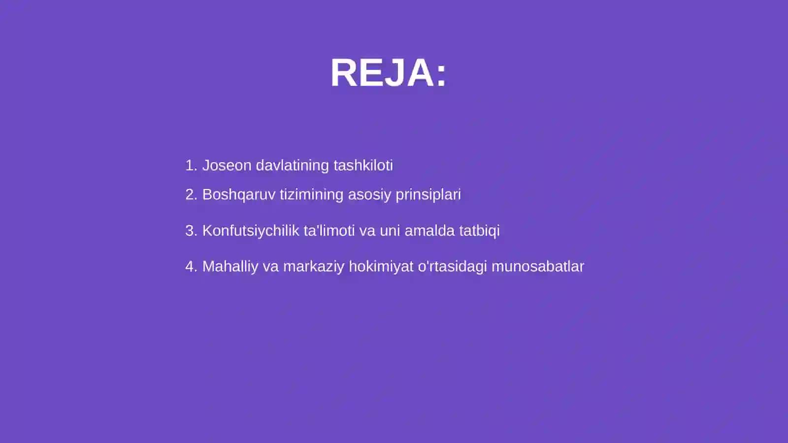 Joseon boshqaruv tizimi va Konfutsiychilik siyosati 2