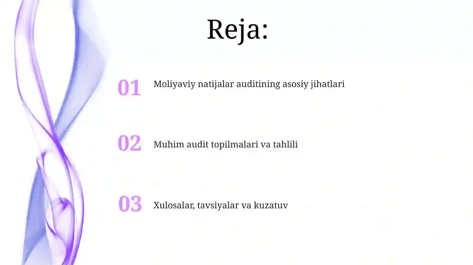 Moliyaviy natijalar auditining asosiy jihatlari 2