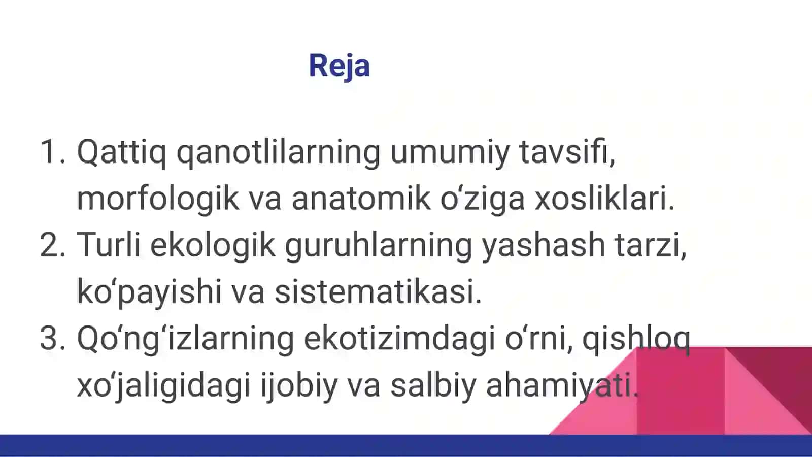 Qattiq qanotlilar (Coleoptera) turkumi va ularning ahamiyati 2