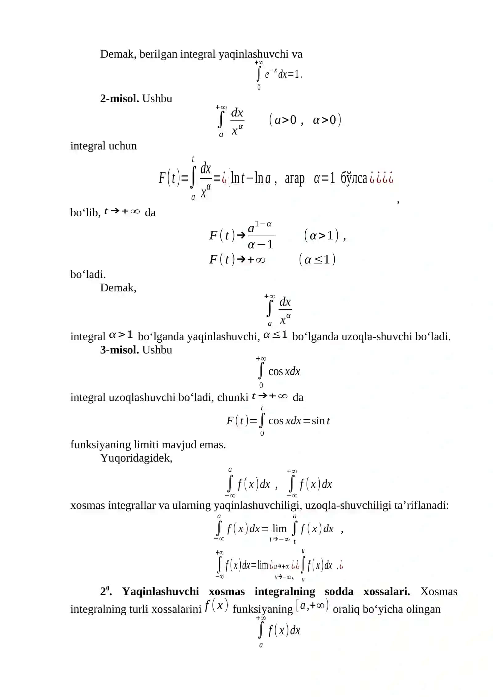XOSMAS INTEGRALLAR 2