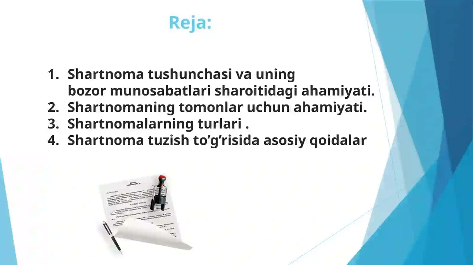 Shartnomalarni tuzish boyicha asosiy qoidalar 2