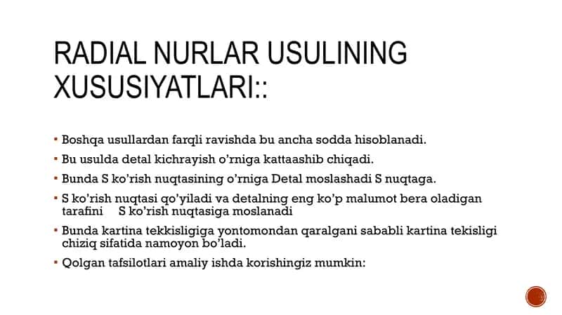 Radial Nurlar Usuli 2
