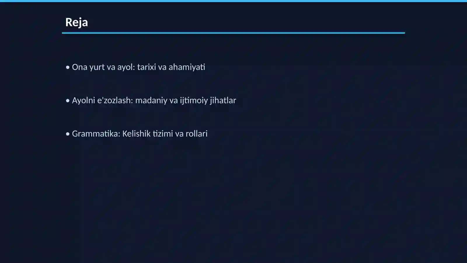 Ayolini e'zozlagan yurt 2