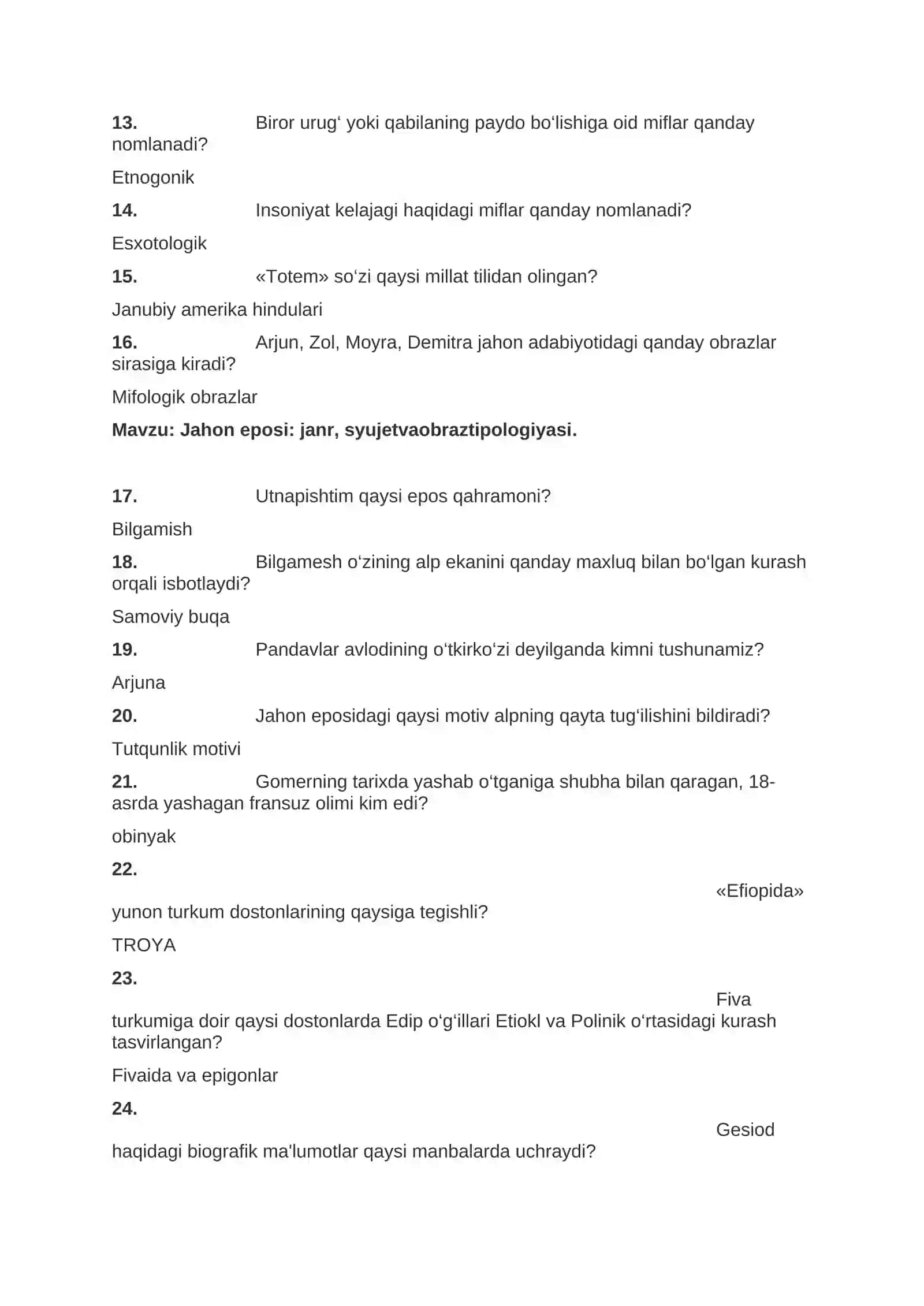 Jahon adabiyoti 2