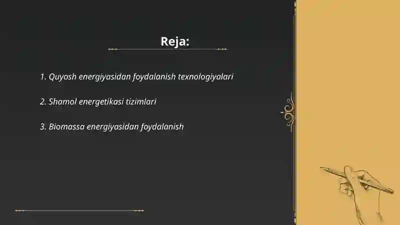 Elektr energiyani ishlab chiqarishni zamonaviy texnalogiyalari 2
