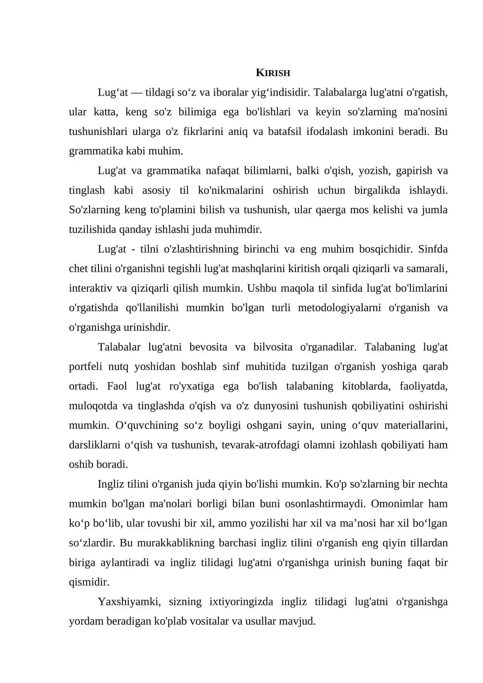 LUZAT OQITIShNING SAMARALI USULLARI 2