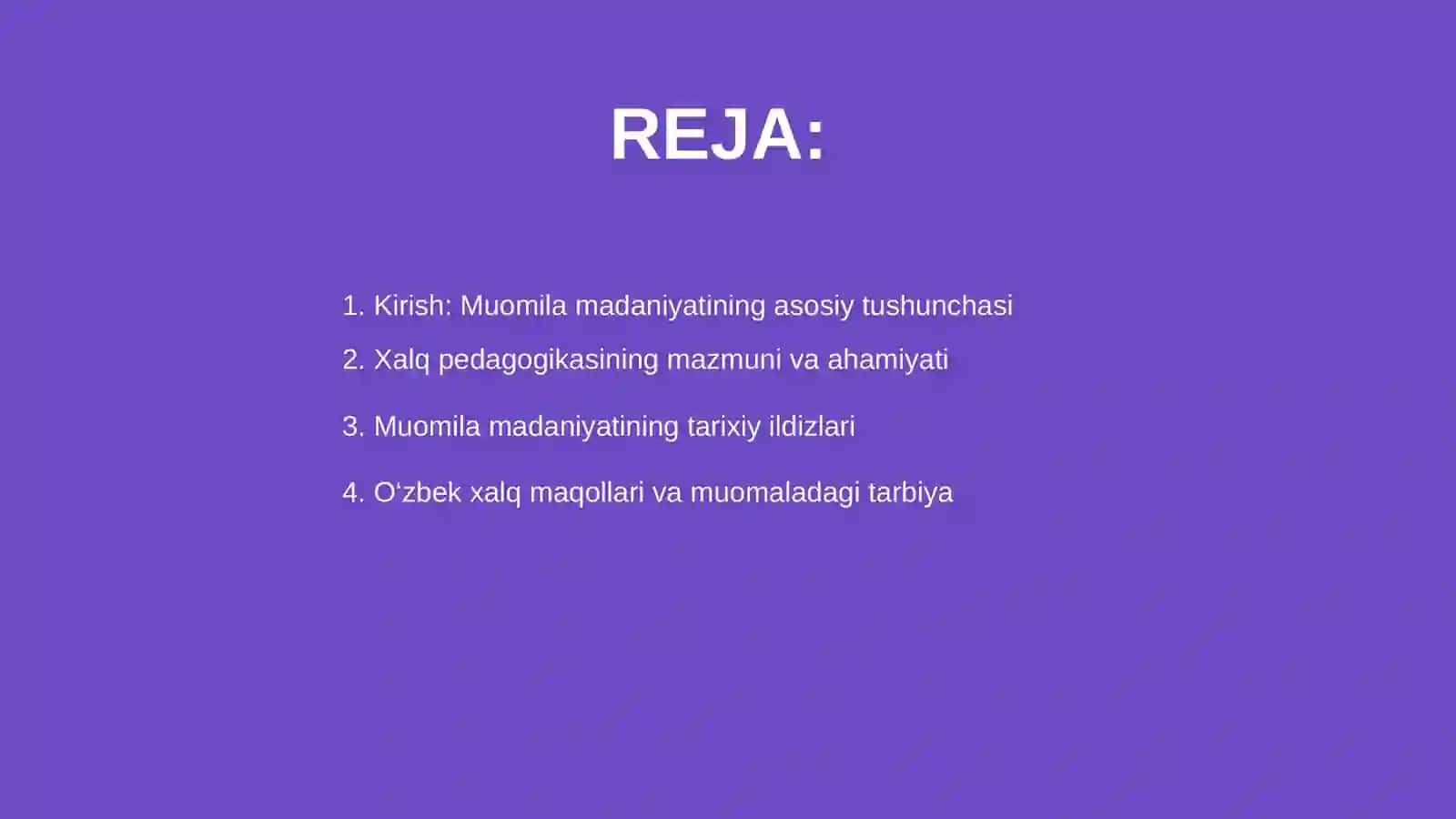 Xalqimiz muomila madaniyatining xalq pedagogikasi manbalarida aks etishi 2