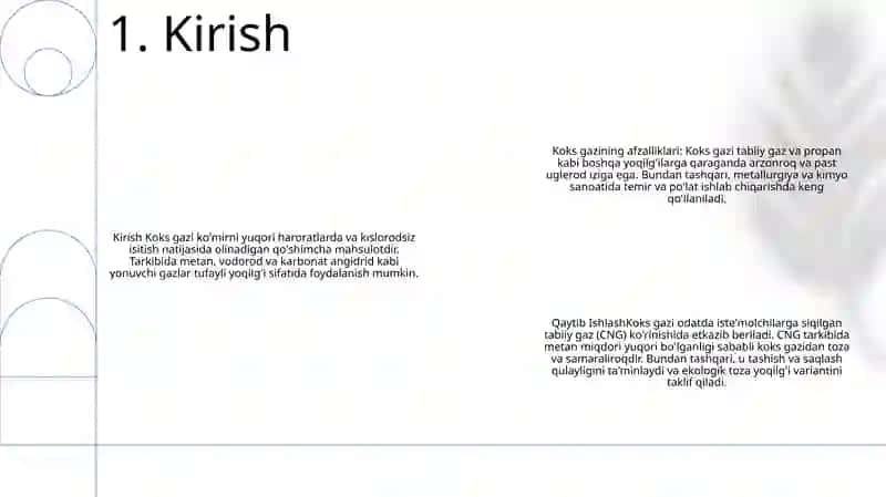 Koks Gazini Qaytib Ishlash 2