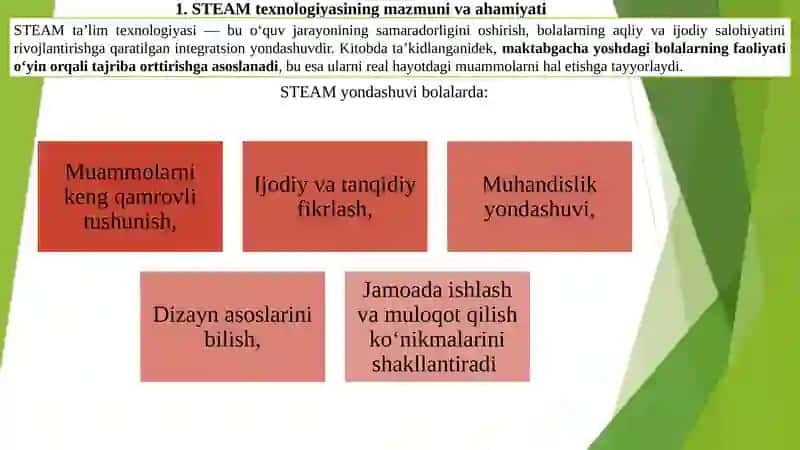 STEM va STEAMning rivojlanishi STEM va STEAMga aylanishi va takomillashishi. 2