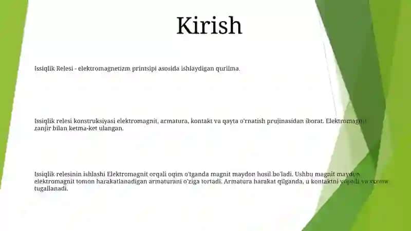 Issiqlik Relesi 2