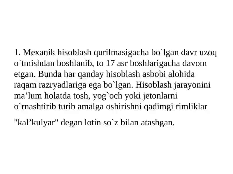 KOMPYUTERLAR VA AXBOROT TEXNOLOGIYALARINING TEXNIK TAMINOTI 2