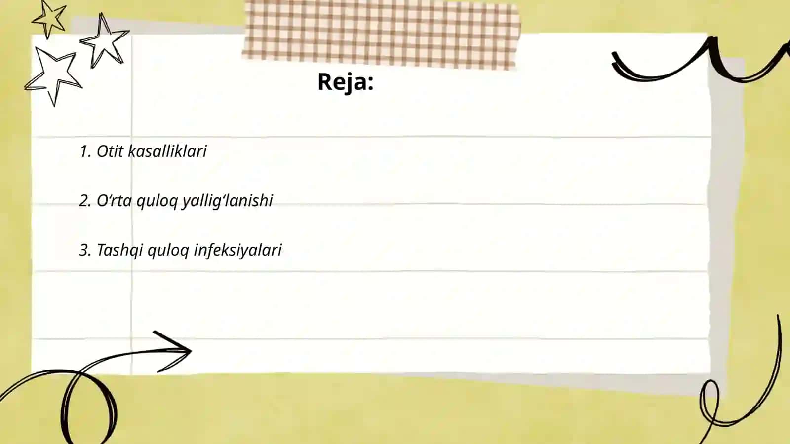 Tashqi va órta quloq kasalliklari 2