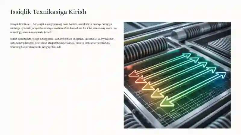 Isitish Qurilmalarining Issiqlik Sarfini Hisoblash 2