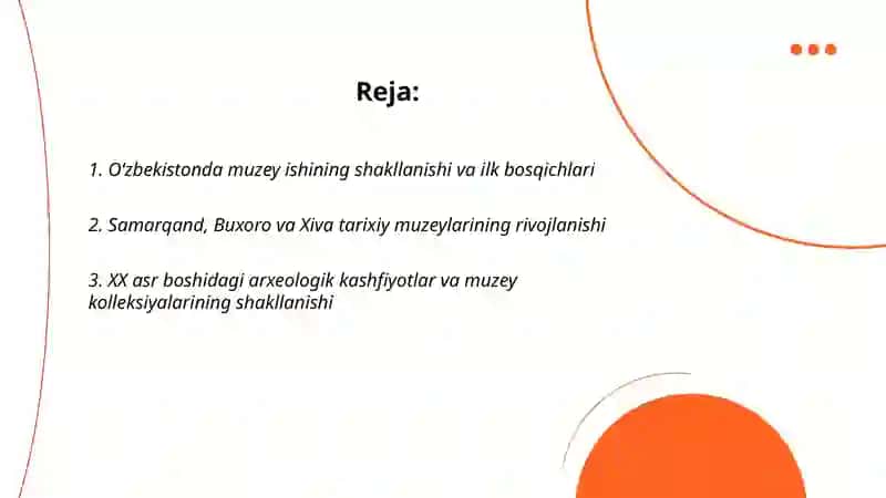 Oʻzbekistonda muzey ish tarixi 2