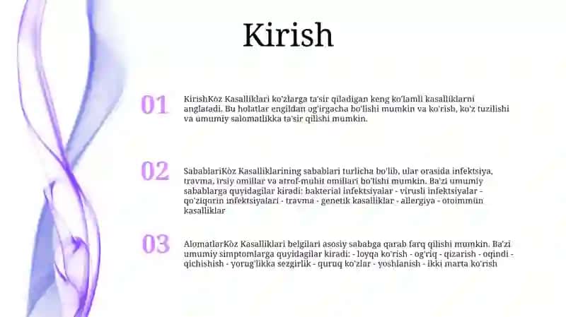 Kòz Kasalliklari 2