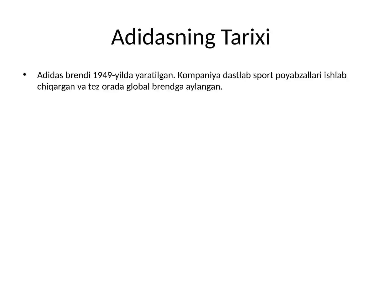 Adidasning Tarixi 2