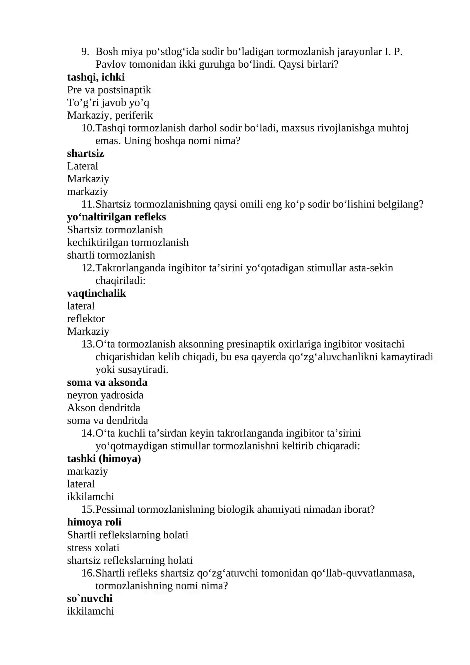 Shartli Reflekslar 2