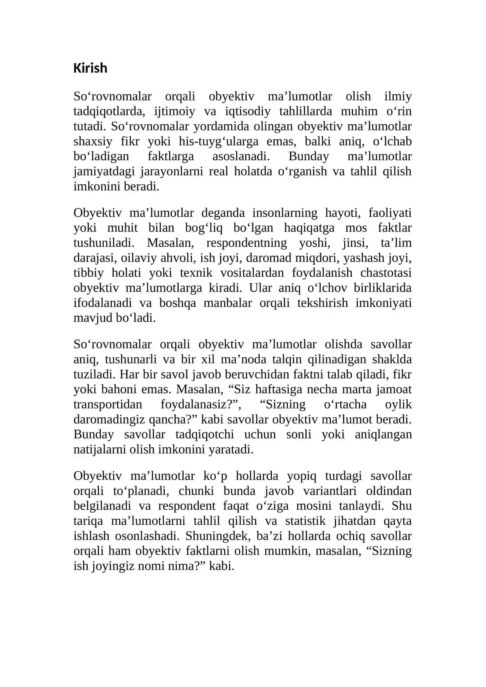 Obyektiv ma’lumotlar 2