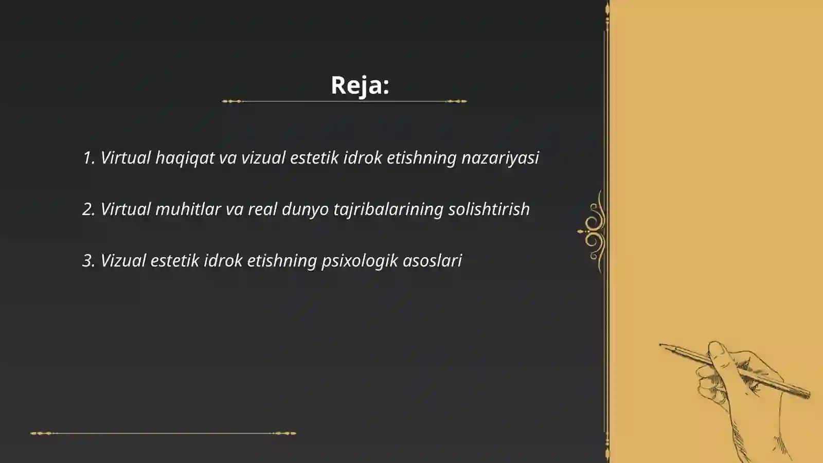 Olamni virtual va vizual estetik idrok etishning farqlari 2