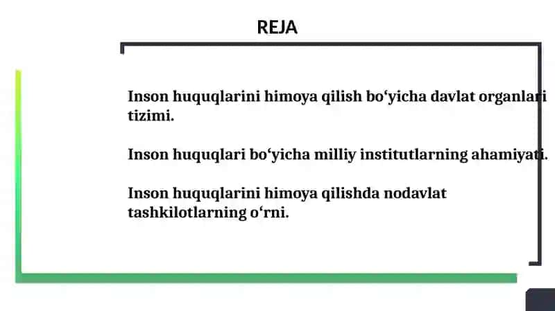 Inson huquqlarini himoya qiluvchi davlat organlari 2
