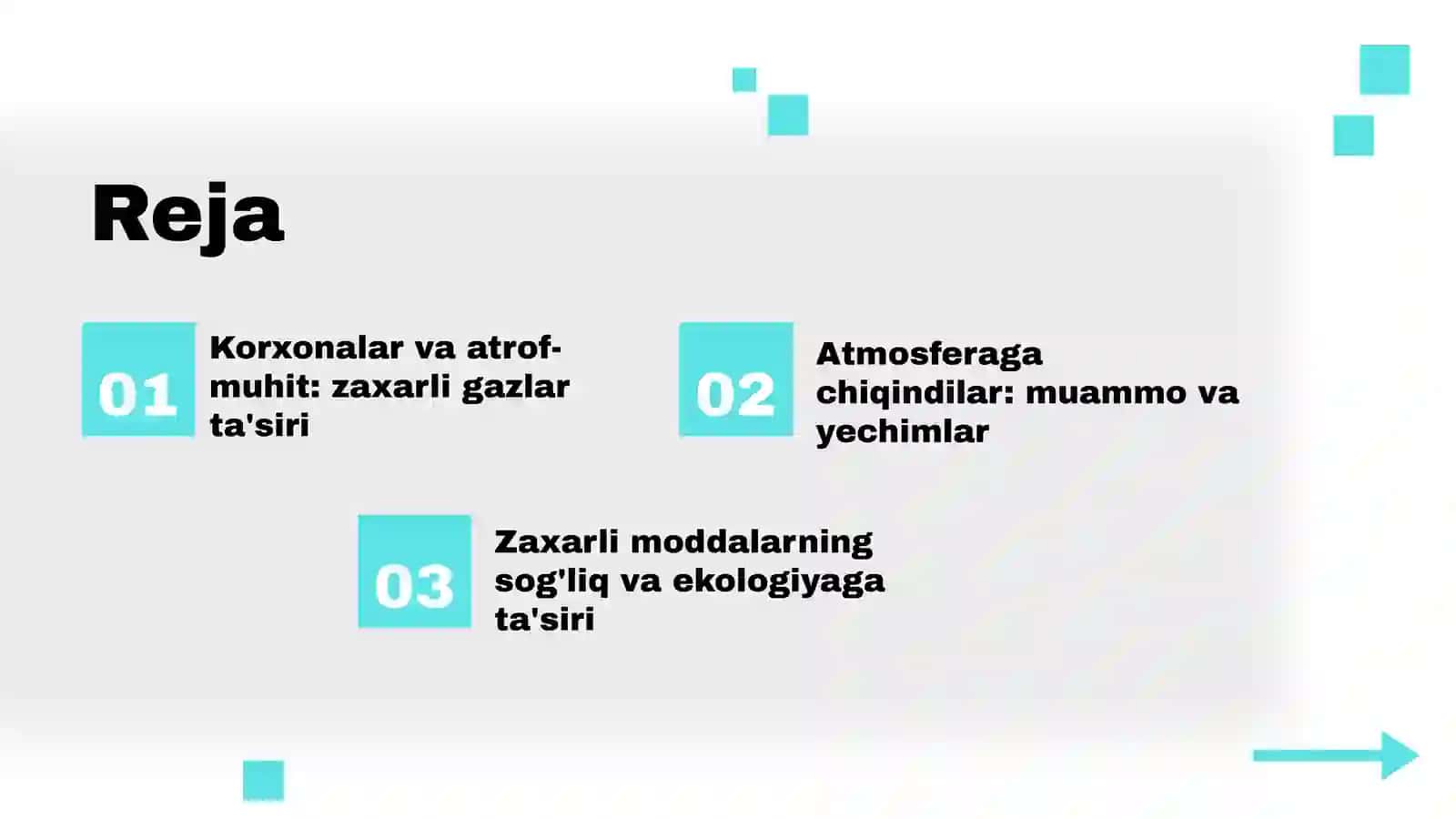 Korxonalar tomonida atmosferaga ortiqcha zaxarli moddalr va gazlar chiqarish 2