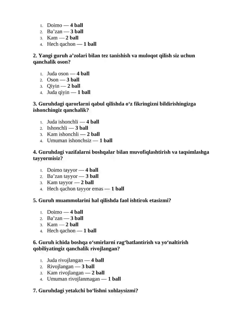 Ijtimoiy ko‘nikmalar va guruh ichidagi liderlik xulqi 2