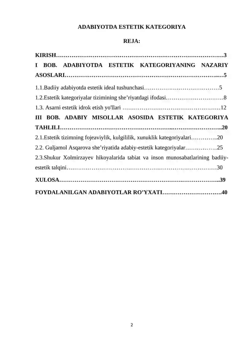 ESTETIK KATEGORIYA 2