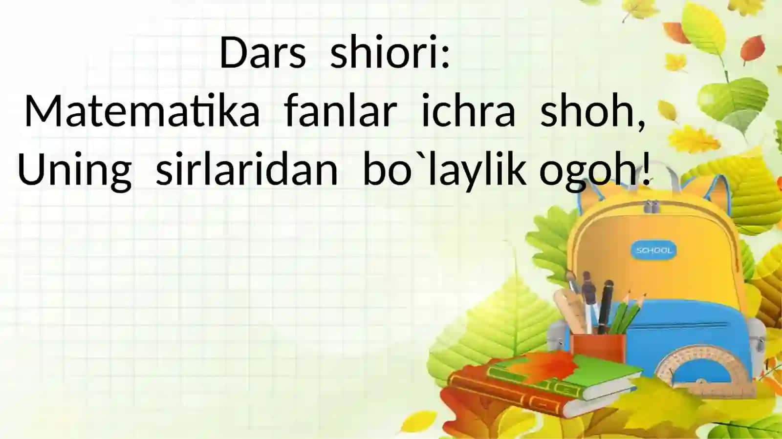 Harfiy ifodalar 2
