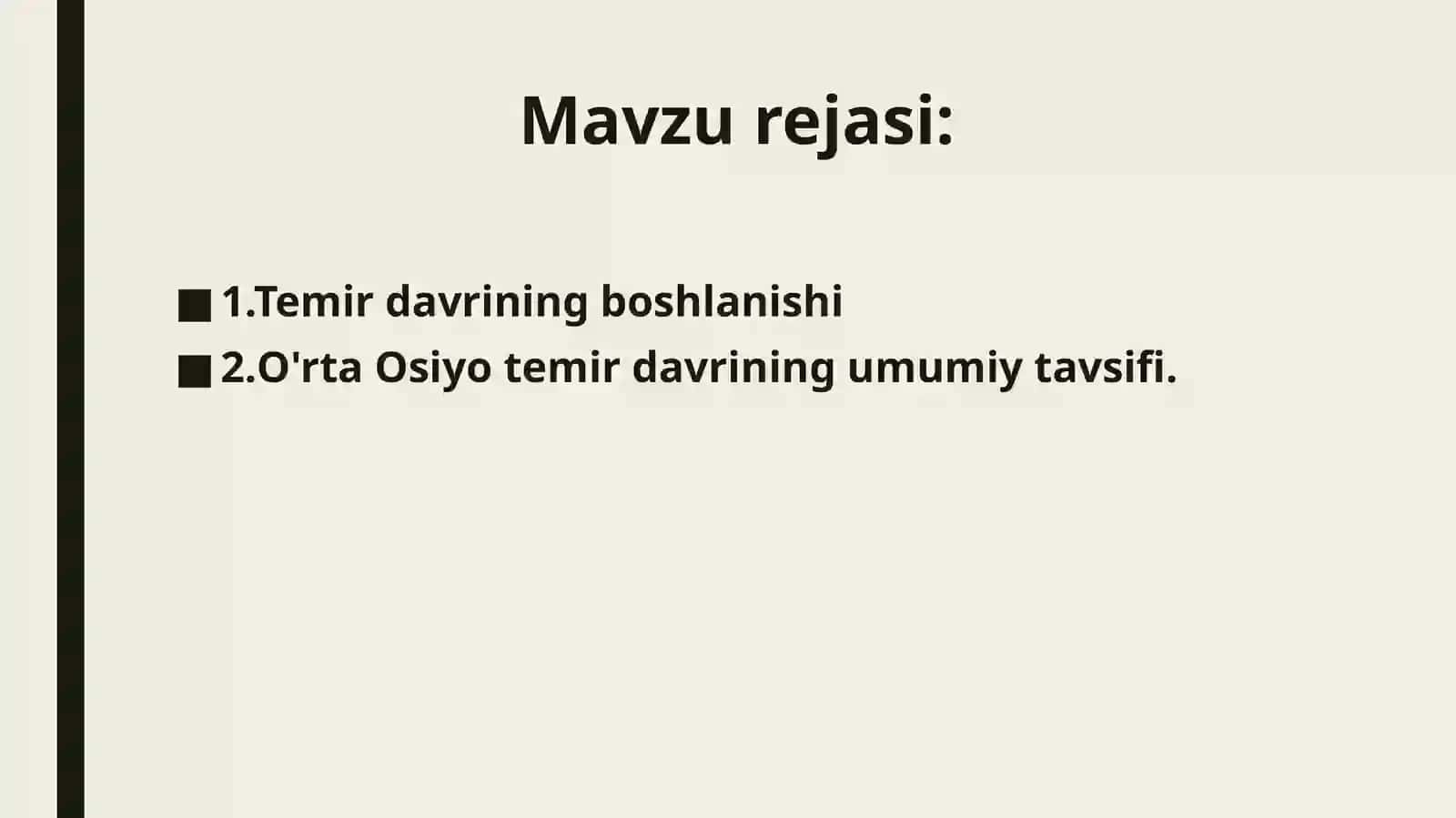 So’ngibronza va ilk temir davri 2