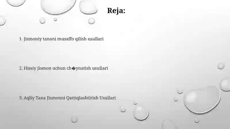 Organizmni Chiniqtirish Usullari Bolalarda 2