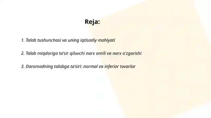 talab va taklif.bozor muvozanati 2