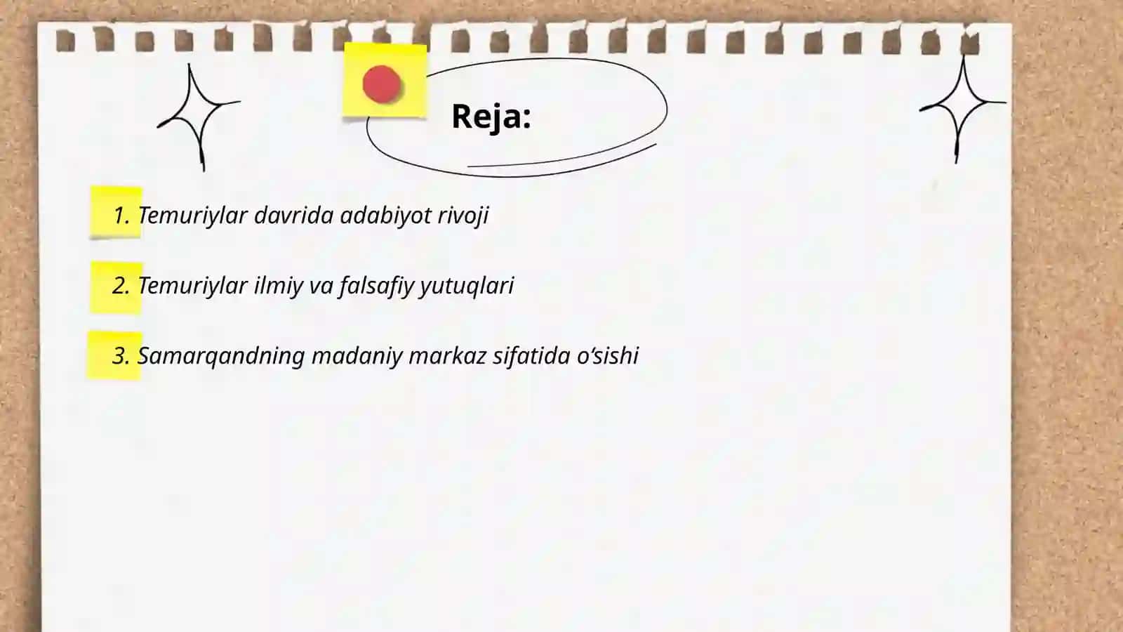 Temuriylar davrida maʼnaviy maʼrifiy yuksalish 2