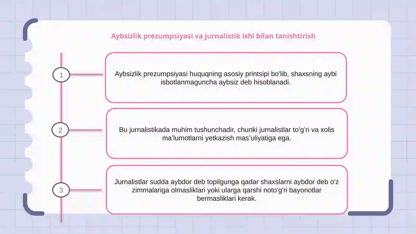 Aybsizlik prezumpsiyasi va jurnalistik faoliyati 2